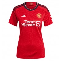 Camiseta Manchester United Casemiro #18 Primera Equipación Replica 2024-25 para mujer mangas cortas